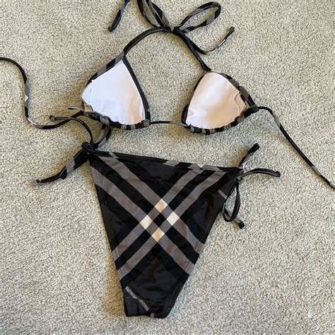 burberry swimsuit amazon|Burberry plaid bikini.